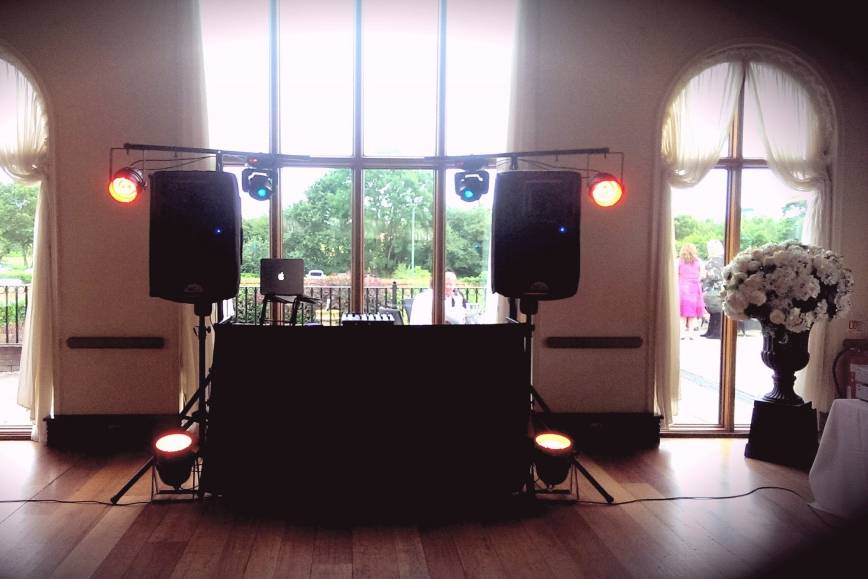 Dancefloor and setup