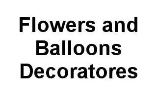 Flowers and balloons decoratores logo