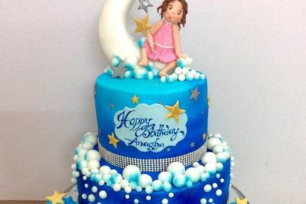 Twinkle Twinkle2 Tiered Cake - We Create Delicious Memories