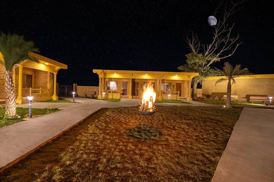 Bonfire garden