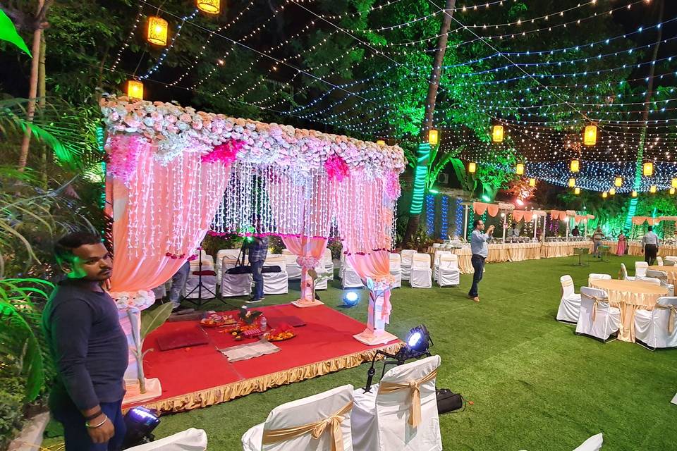 Lawn with Mandap