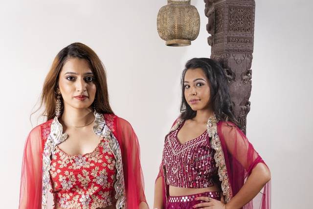 Cape style Lehnga sets