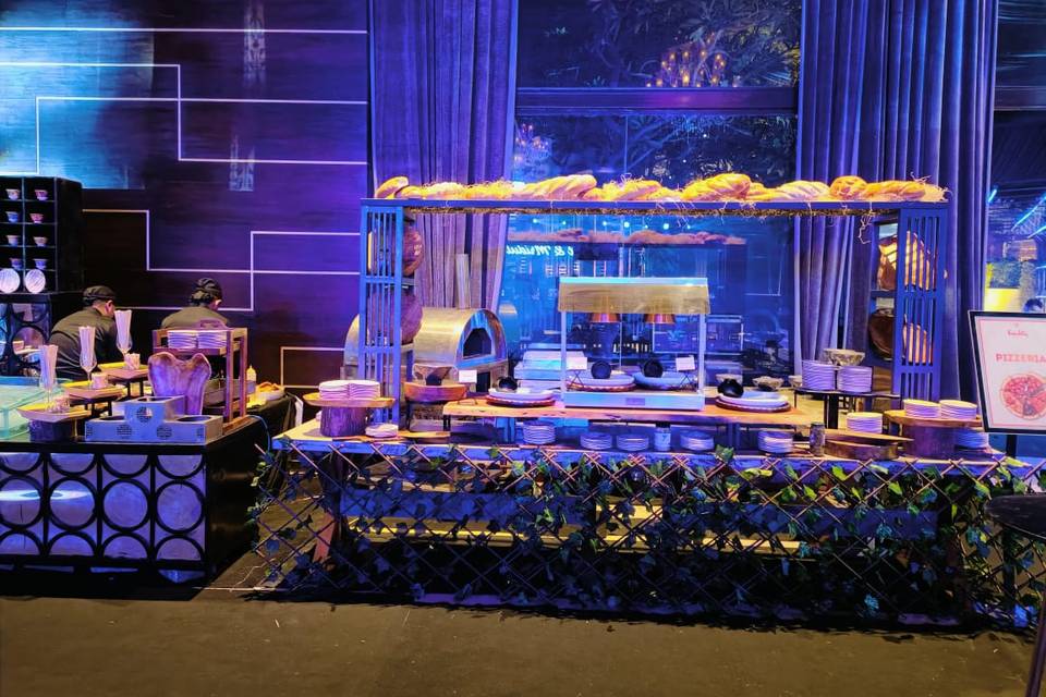 Catering setup