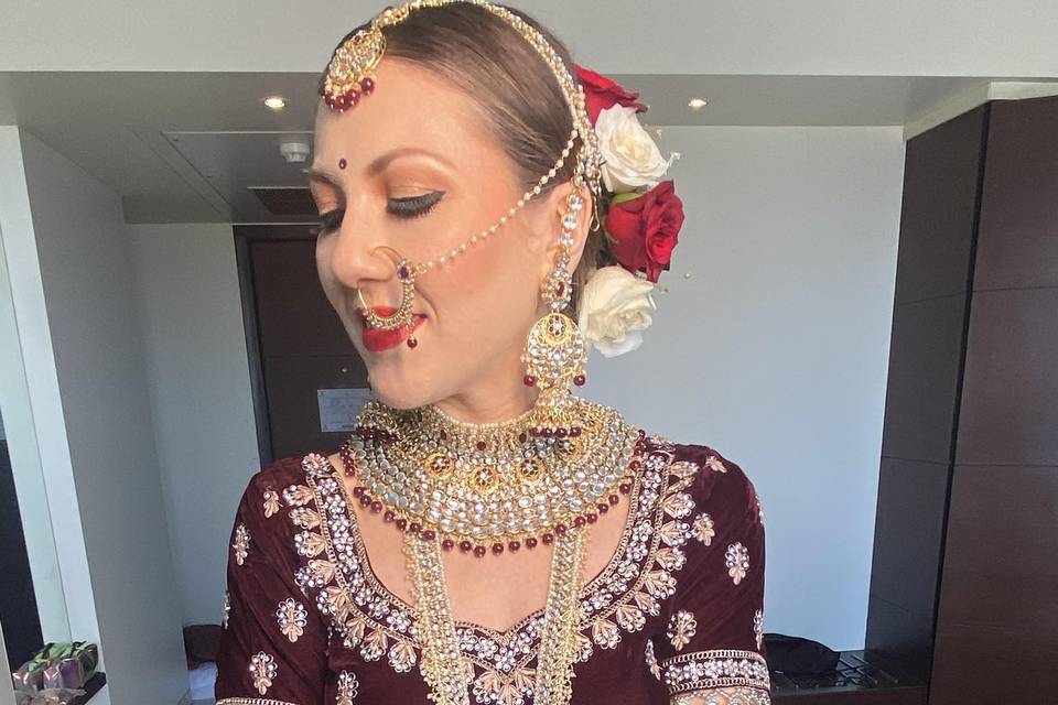 Bridal makeup