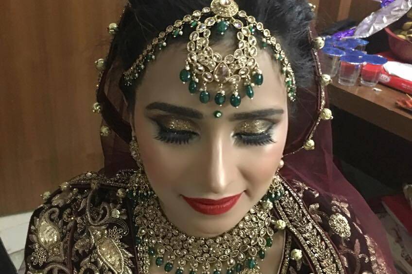 Bridal makeup