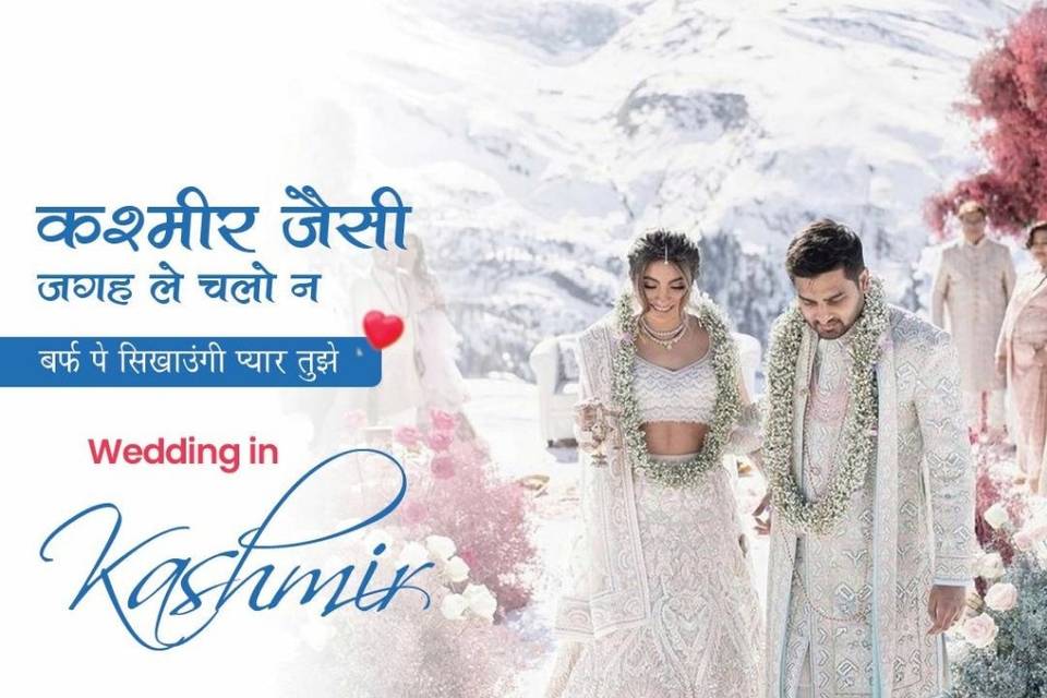 Kashmir Destination weddings