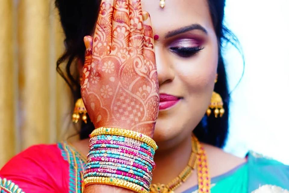 Bridal Makeover By Sowmya