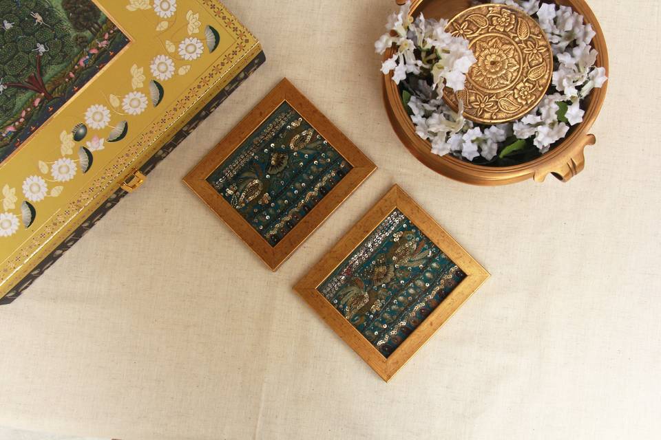 Repurposed Vintage Coasters