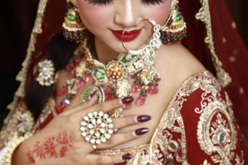 Bridal look