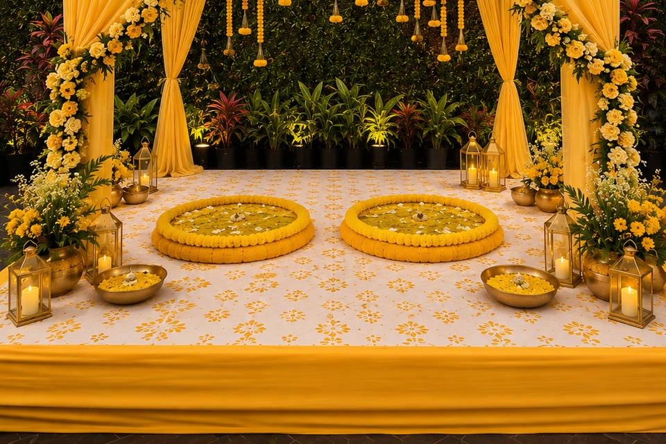 Haldi decor