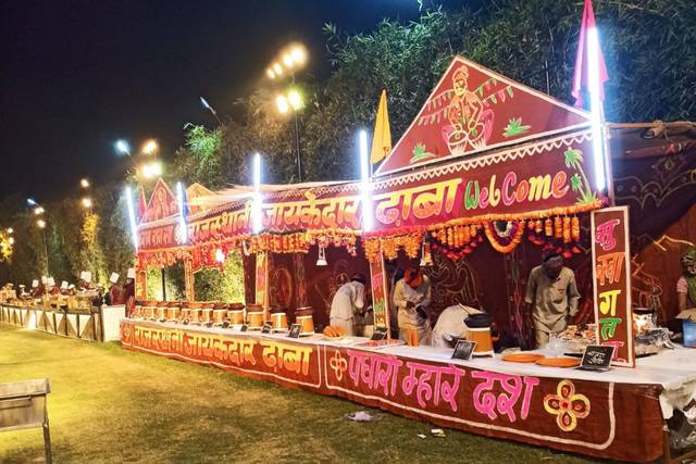 Rajasthani food stall