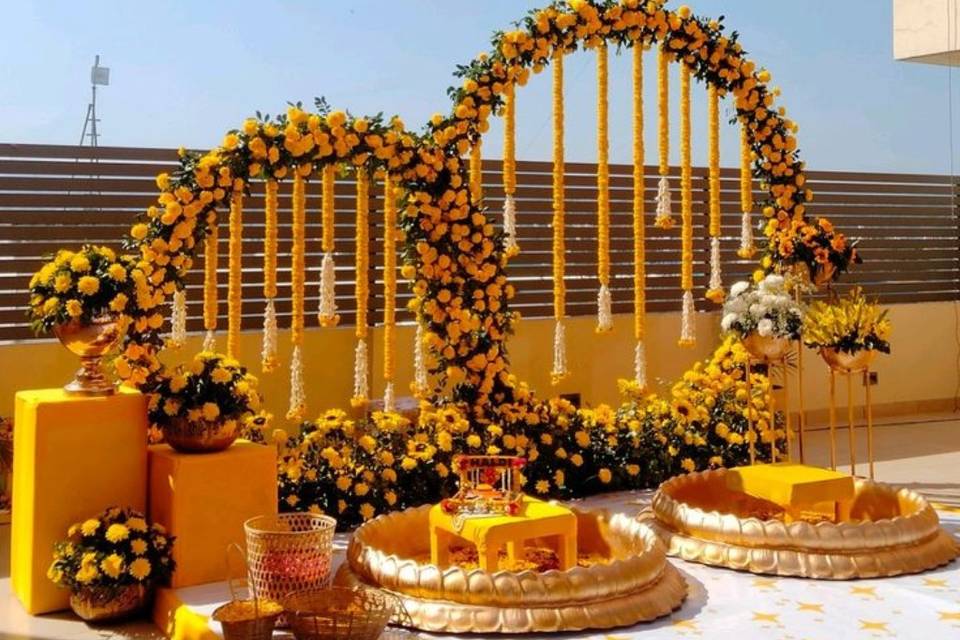 Haldi decoration