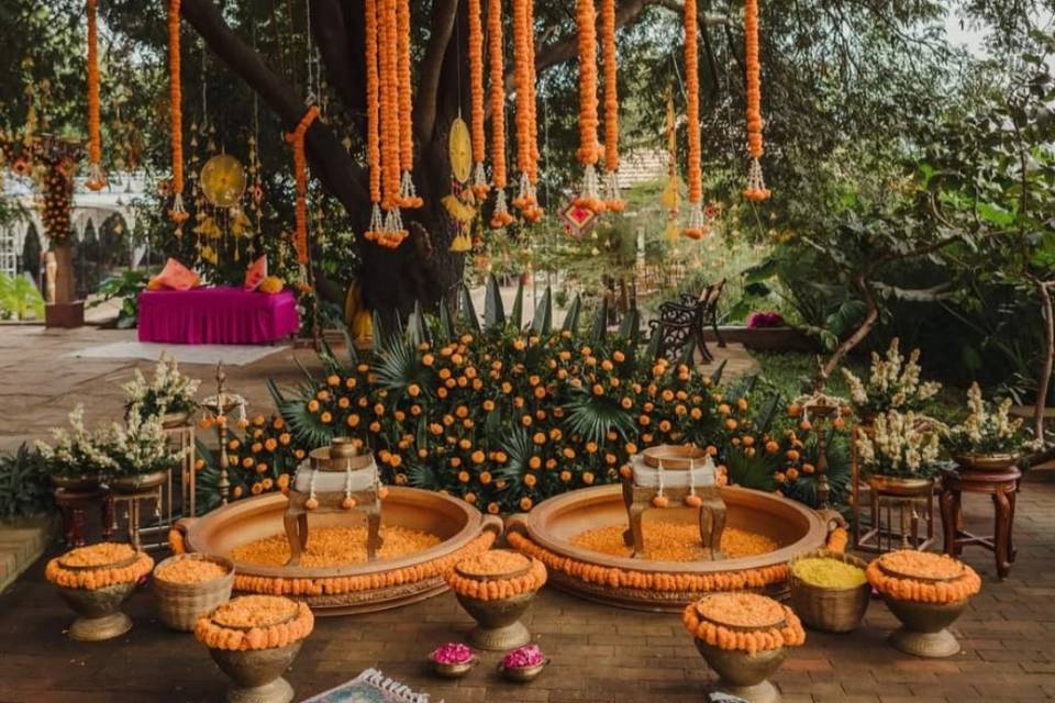 Haldi set-up