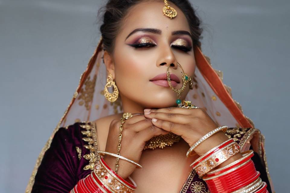 Bridal makeup