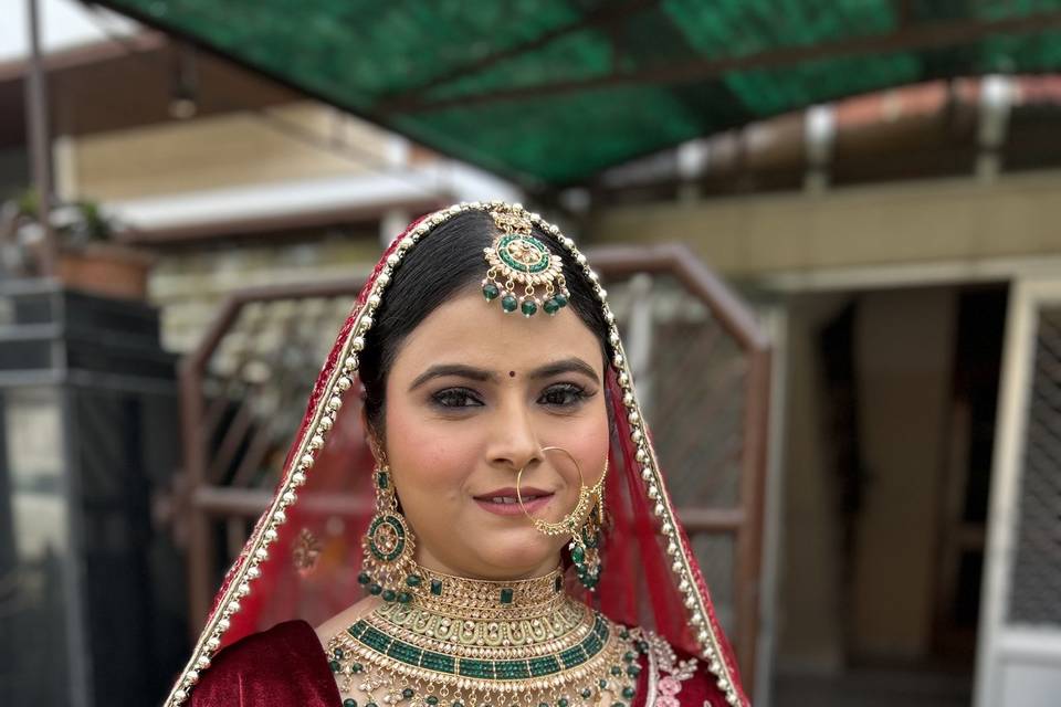 HD bridal makeup