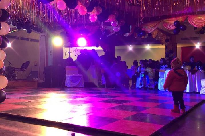 Dancefloor and lighting