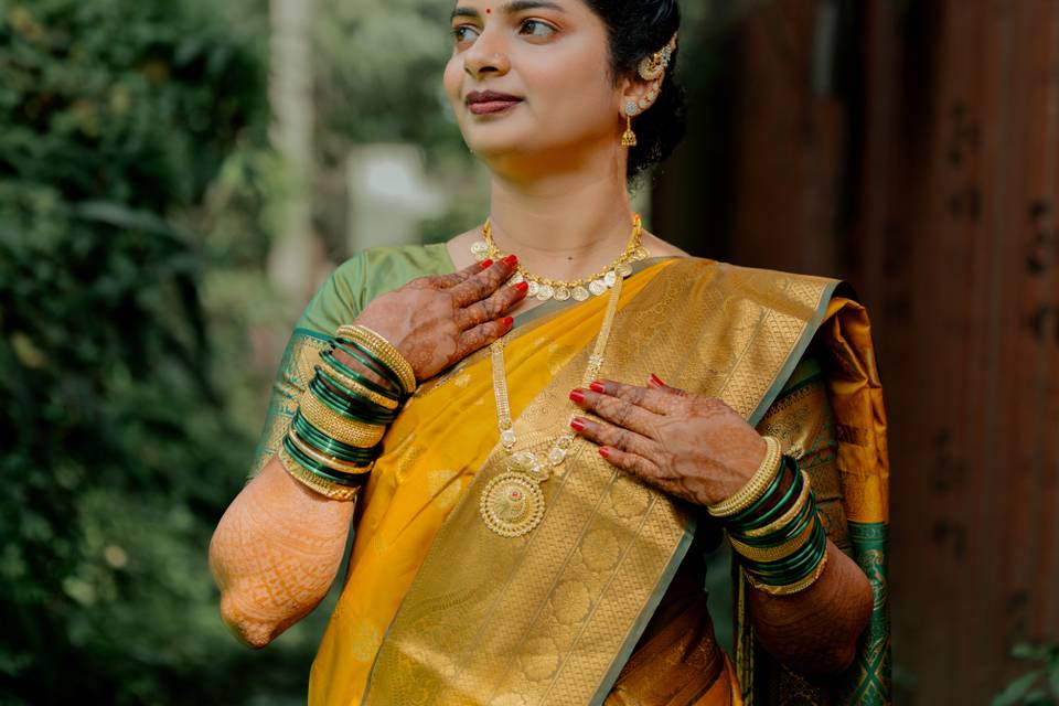 Haldi Bride.