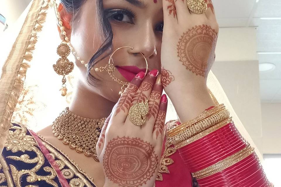 Bridal look