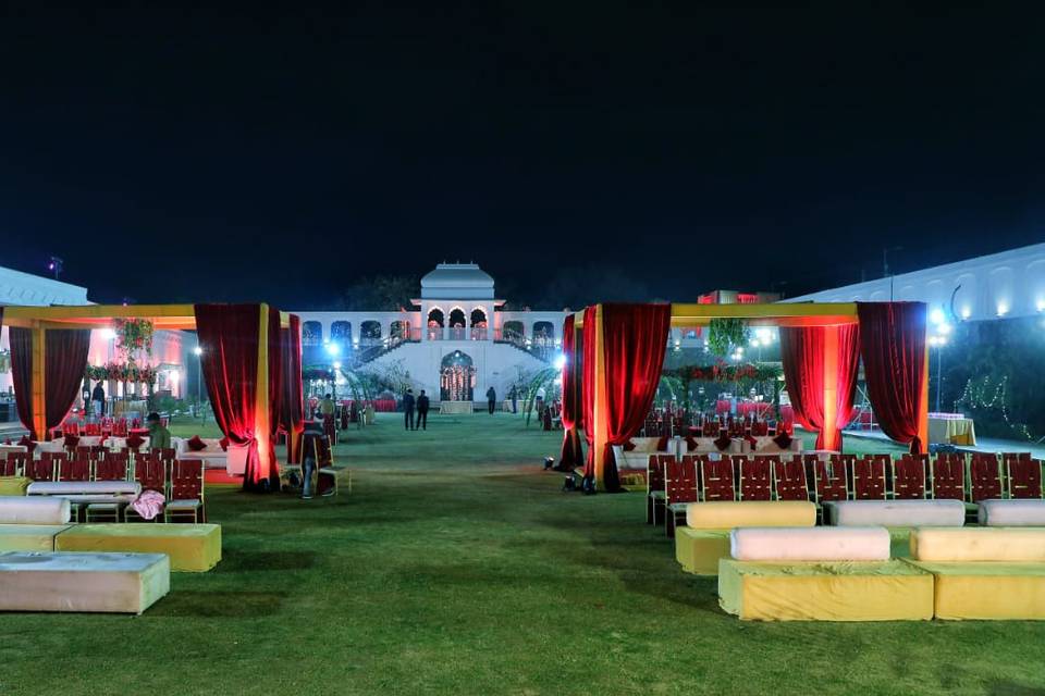 Main wedding Lawn space