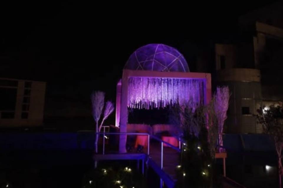 Mandap at Water