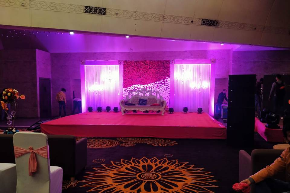 Stage for wedding