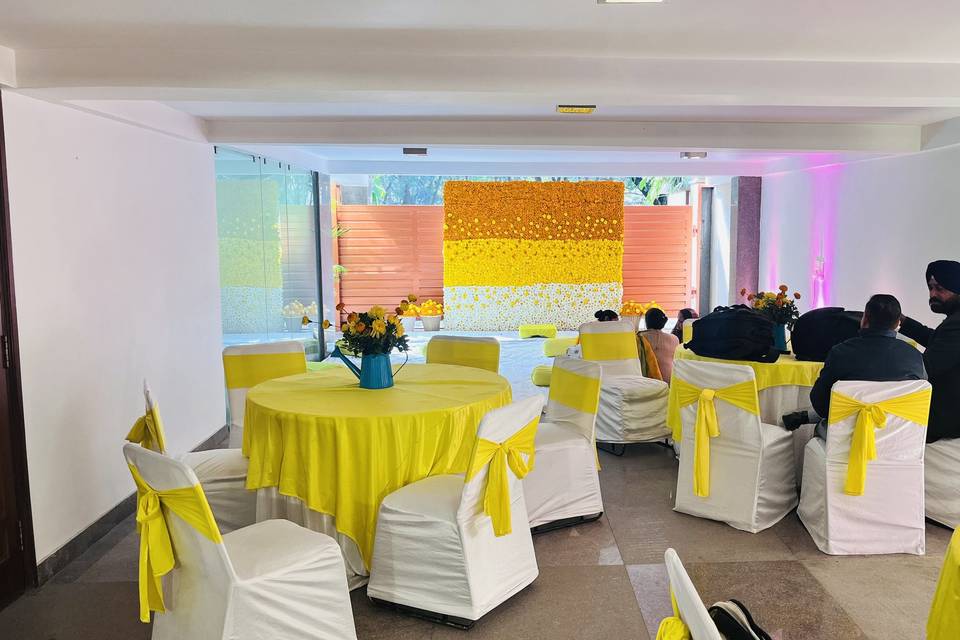 Haldi setup at gk