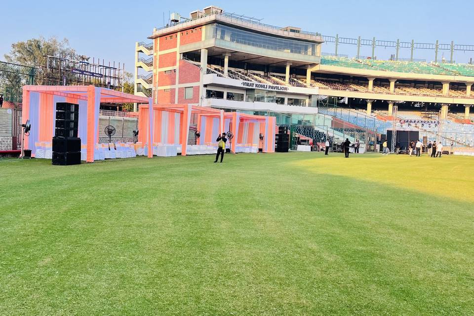 Cabanas at arun Jaitley stadiu