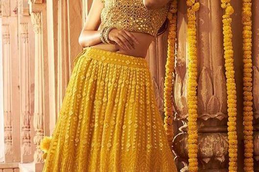 Party Wear Lehenga at Best Price in Delhi, Delhi | Apsara Sarees Pvt. Ltd.