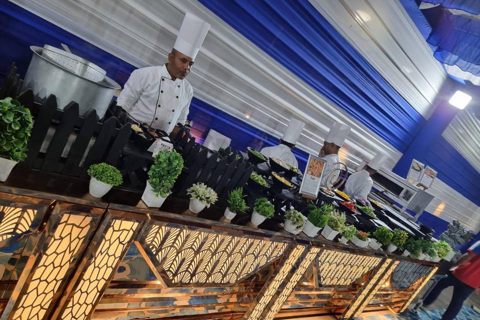 Catering setup