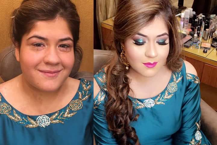 Before & After - Engagement Makeup