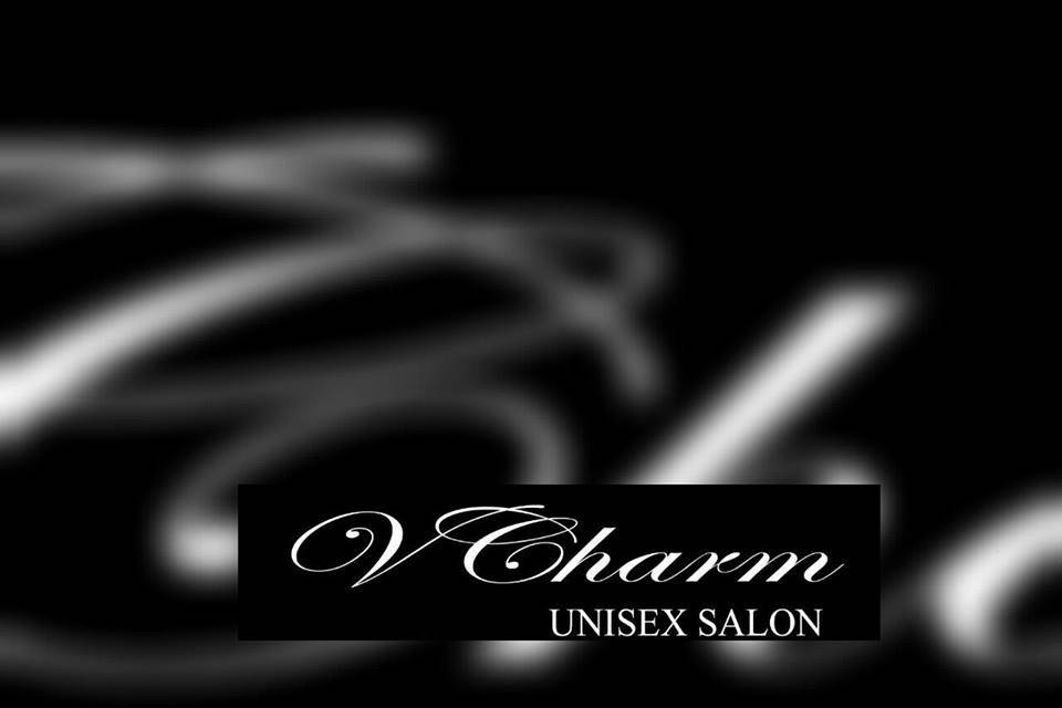 VCharm Unisex Salon Logo