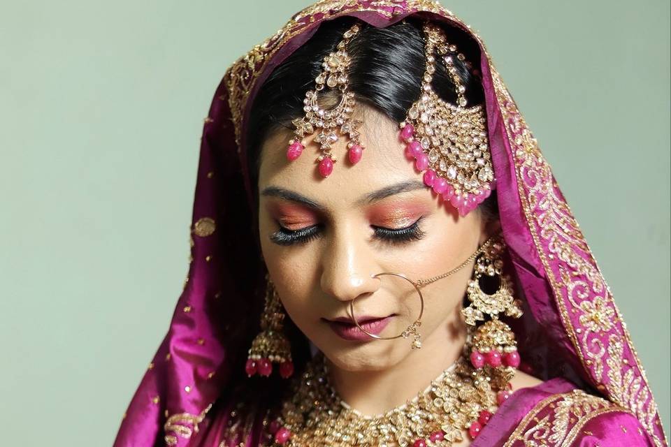 Bridal makeup