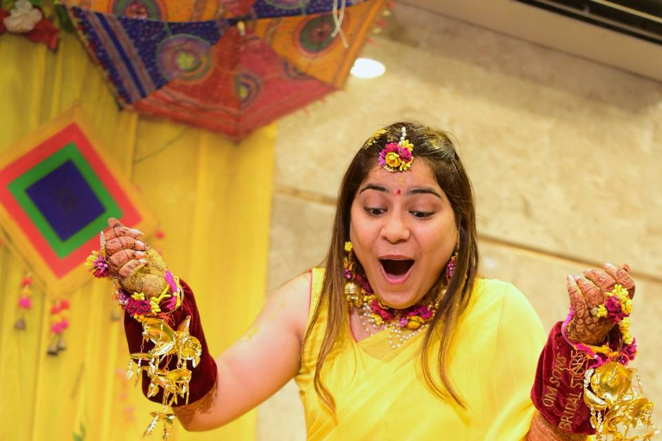 Bride Haldi Fun