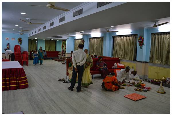 Mandap setup