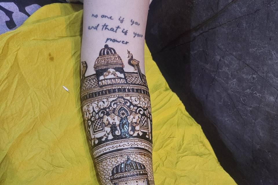 Mundan mehndi