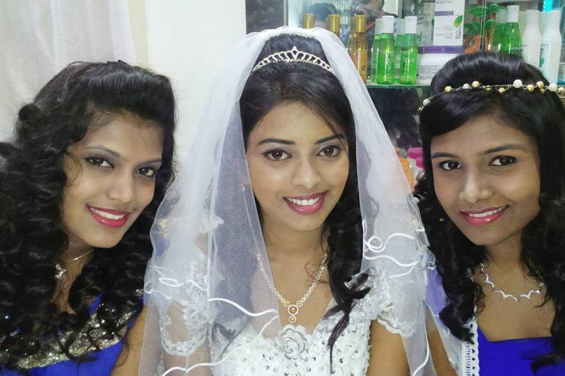 Bridal make by Niveditha Salon and Spa
