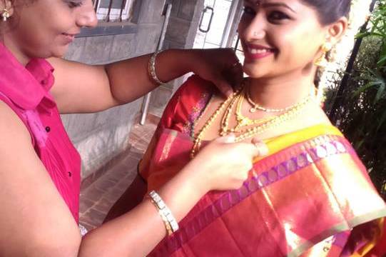 Bridal make by Niveditha Salon and Spa