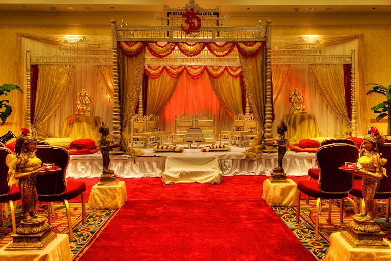 Royal wedding stage