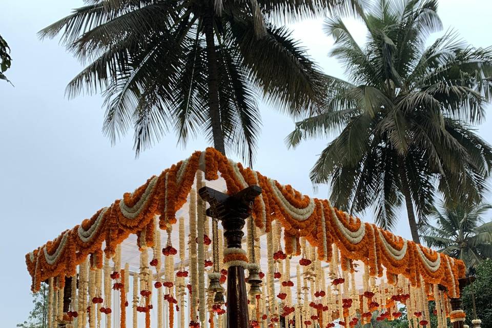 Traditional Mandap on our East