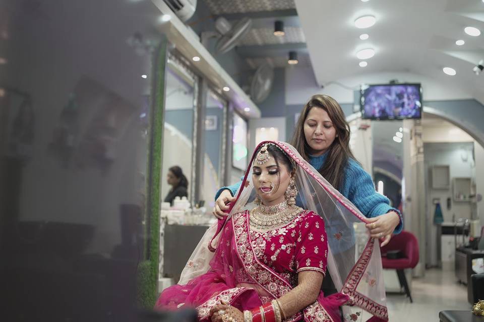 Bridal makeup