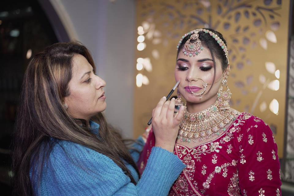 Bridal makeup