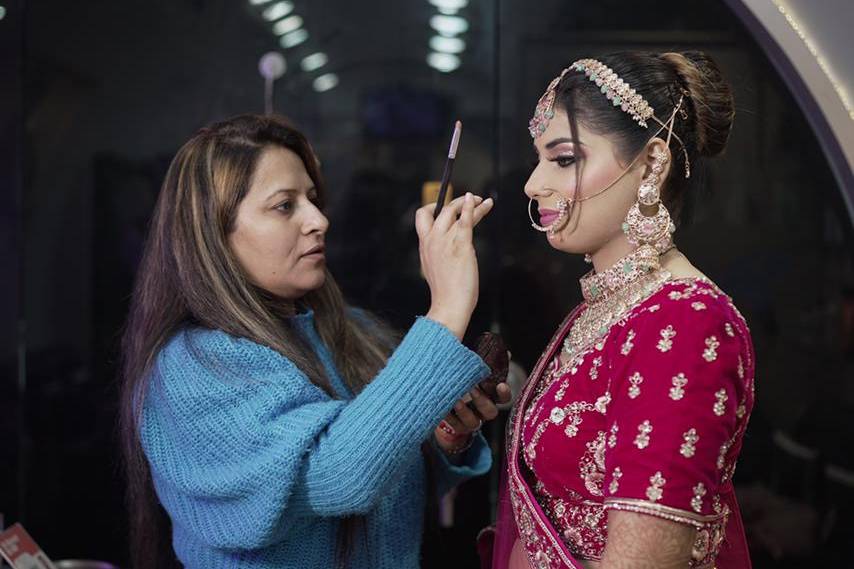 Bridal makeup