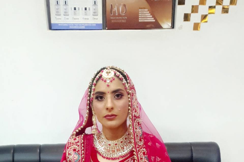 Bridal makeup