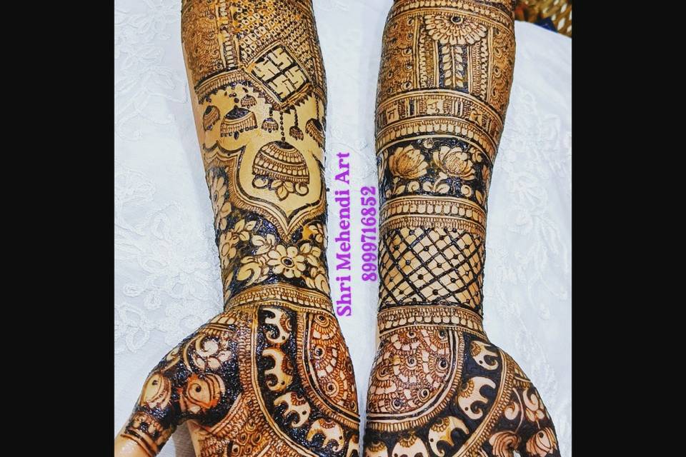 Bridal mehendi design