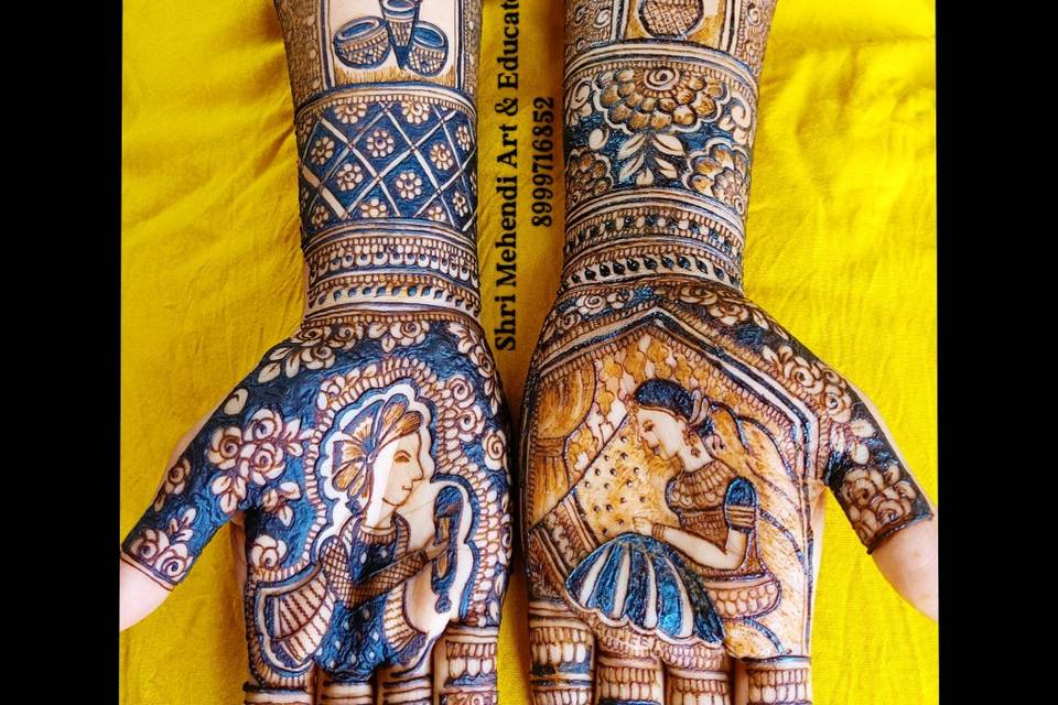 Bridal mehendi design