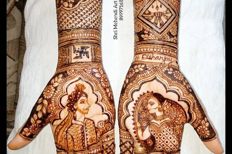 Bridal henna design