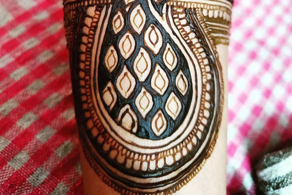 Peocock Mehndi design