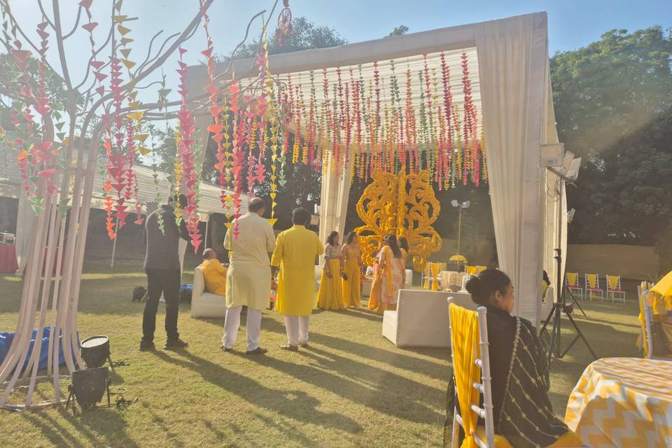 Haldi decor