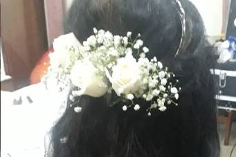 Bridal hairdo