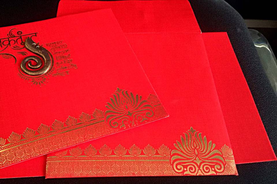 Wedding invitation card